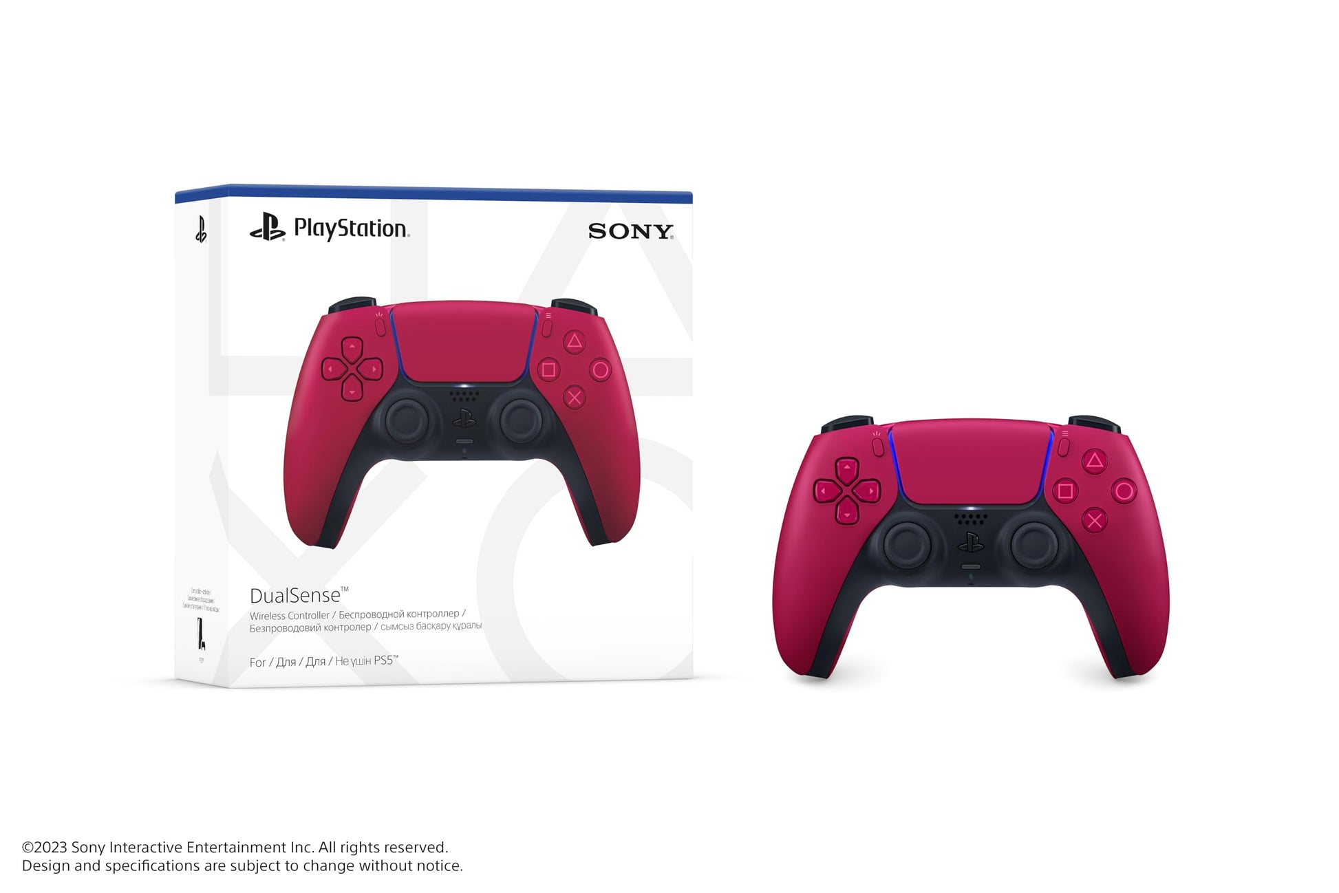 Controlador Inalámbrico PlayStation DualSense Cosmic Red