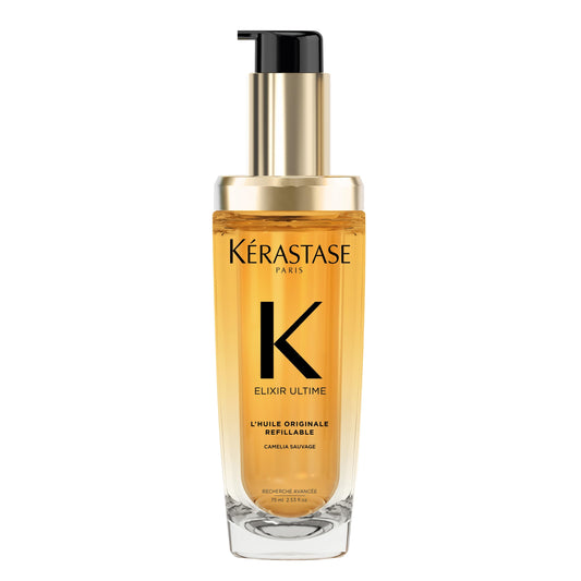 KÉRASTASE Elixir Ultime L’Huile Aceite Capilar Hidratante para Suavizar, Eliminar el Frizz y Añadir Brillo Con Camelia Francesa y Aceites Nutritivos Ofrece Protección Contra el Calor Para Todo Tipo de Cabello