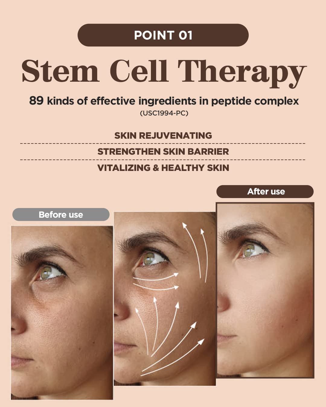 GD11- Esencia Premium RX en loción | Loción facial hidratante y antienvejecimiento con extracto de células madre y cerami