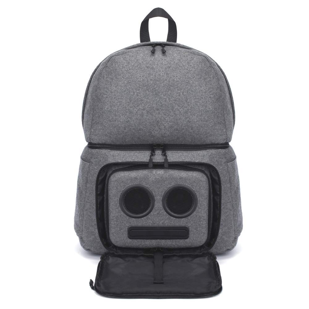 Super Real Business La Ultimate Rager: El Altavoz Bluetooth Mochila Cooler. La Prima Cooler – Mochila con Altavoces de 2017 (Gris).