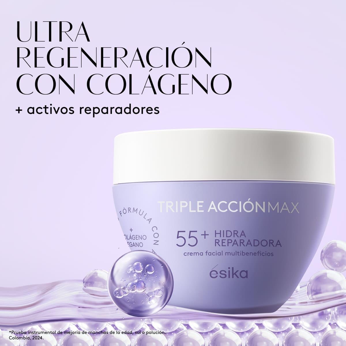 ésika - Crema Facial Hidra Reparadora 55+ Triple Acción Max 120 g