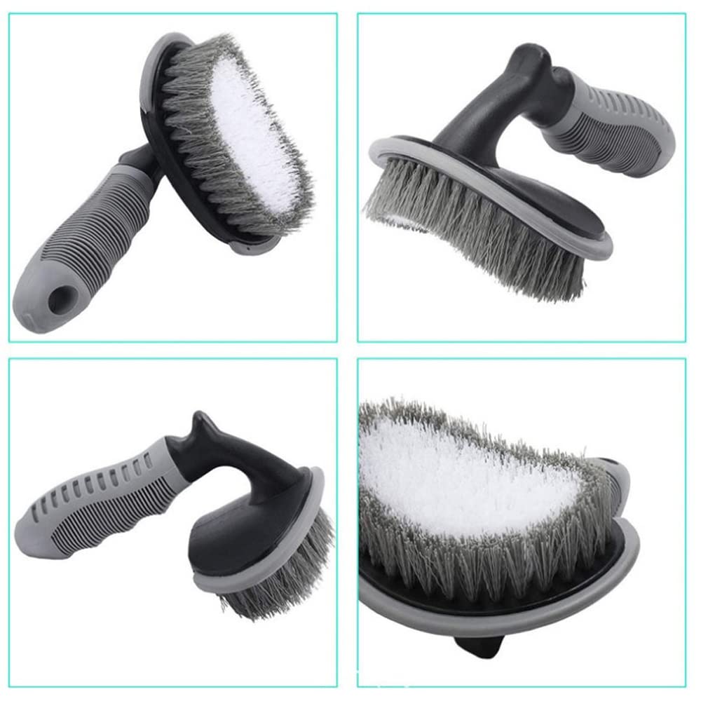 Kit de Limpieza para Auto 12 Piezas con Cepillo para Rueda y Guantes de Microfibra