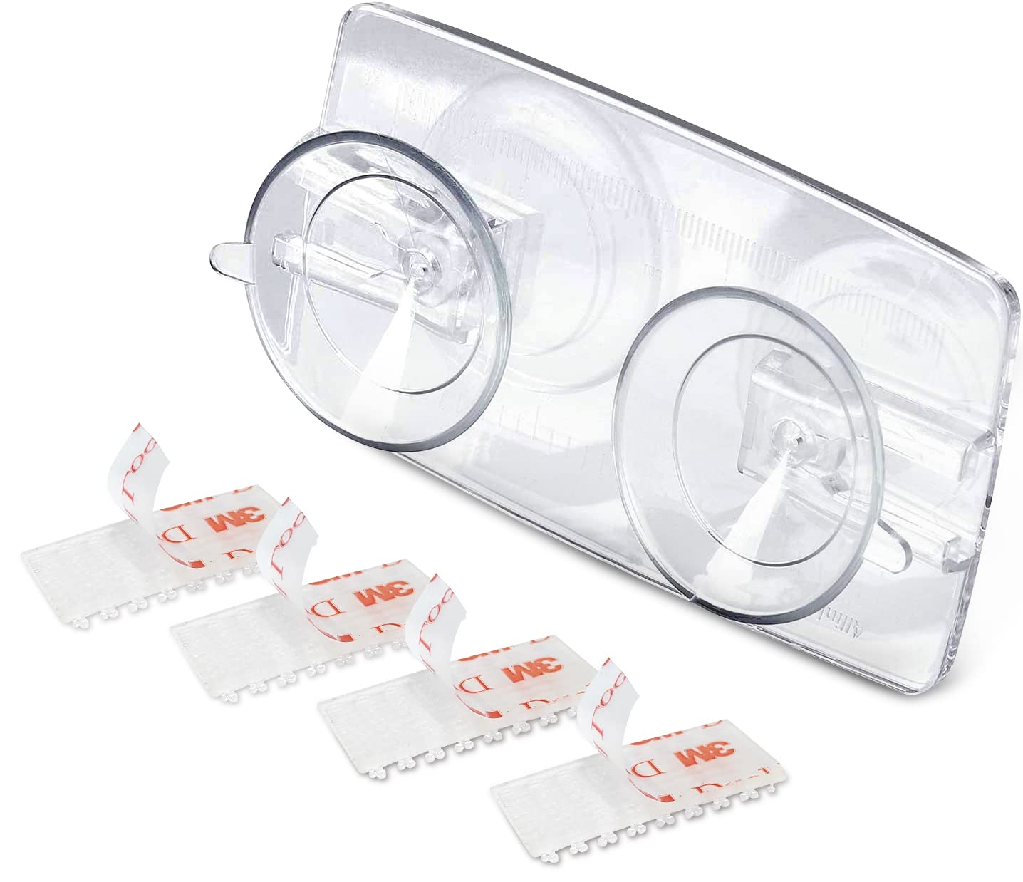 Soporte de Pase de Peaje Allinko Transparente para Parabrisas 3.9 x 2.1 Pulgadas