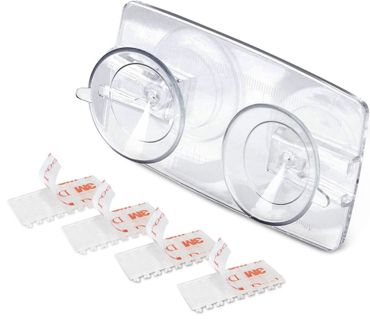 Soporte de Pase de Peaje Allinko Transparente para Parabrisas 3.9 x 2.1 Pulgadas