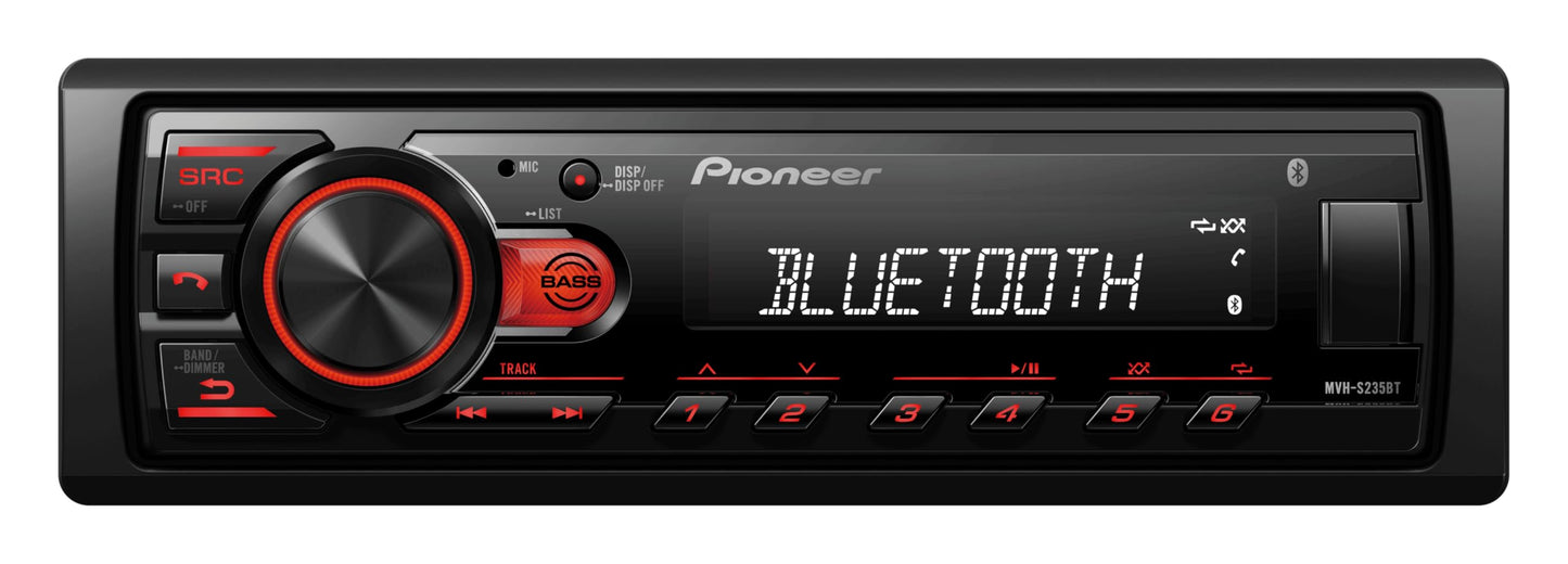 Autoestéreo Pioneer Bluetooth MVH-S235BT