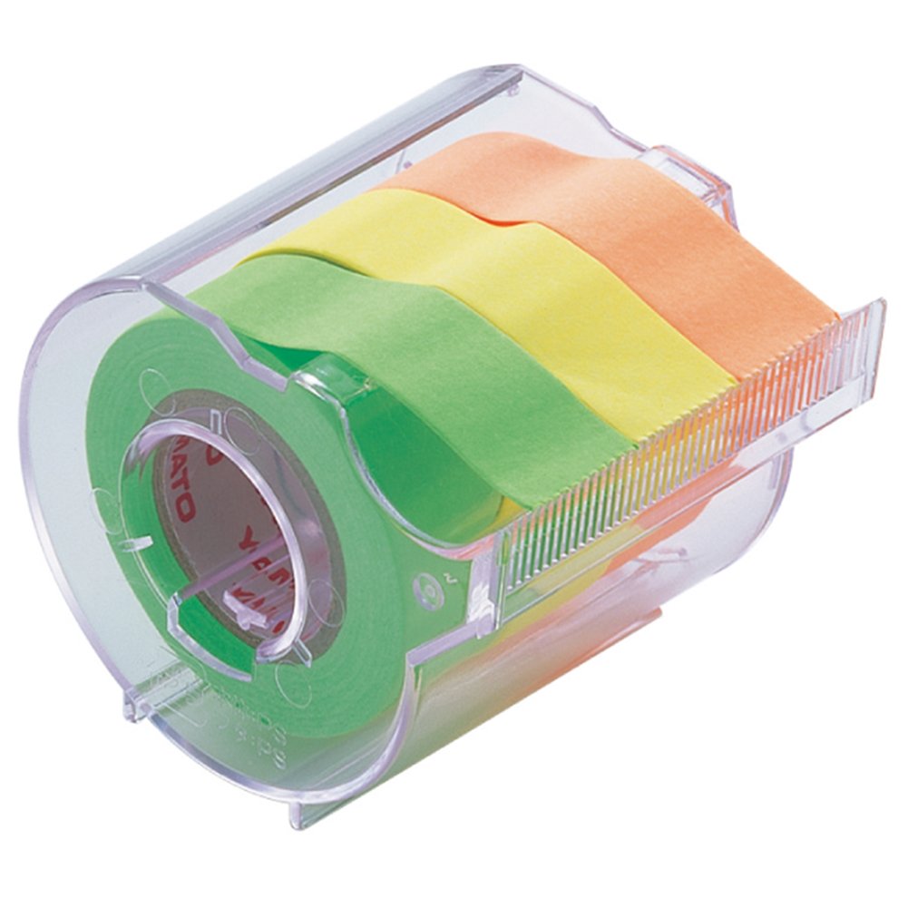 Cinta de Papel Autoadherente YAMATO Lima Limón Naranja con Dispensador