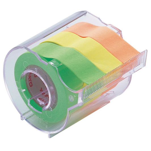 Cinta de Papel Autoadherente YAMATO Lima Limón Naranja con Dispensador