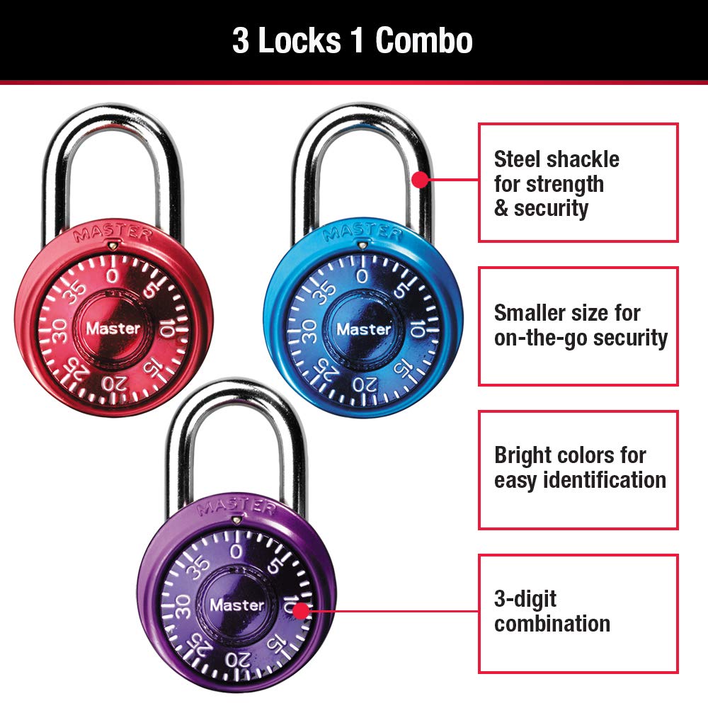 Candado de Combinación Master Lock TRI