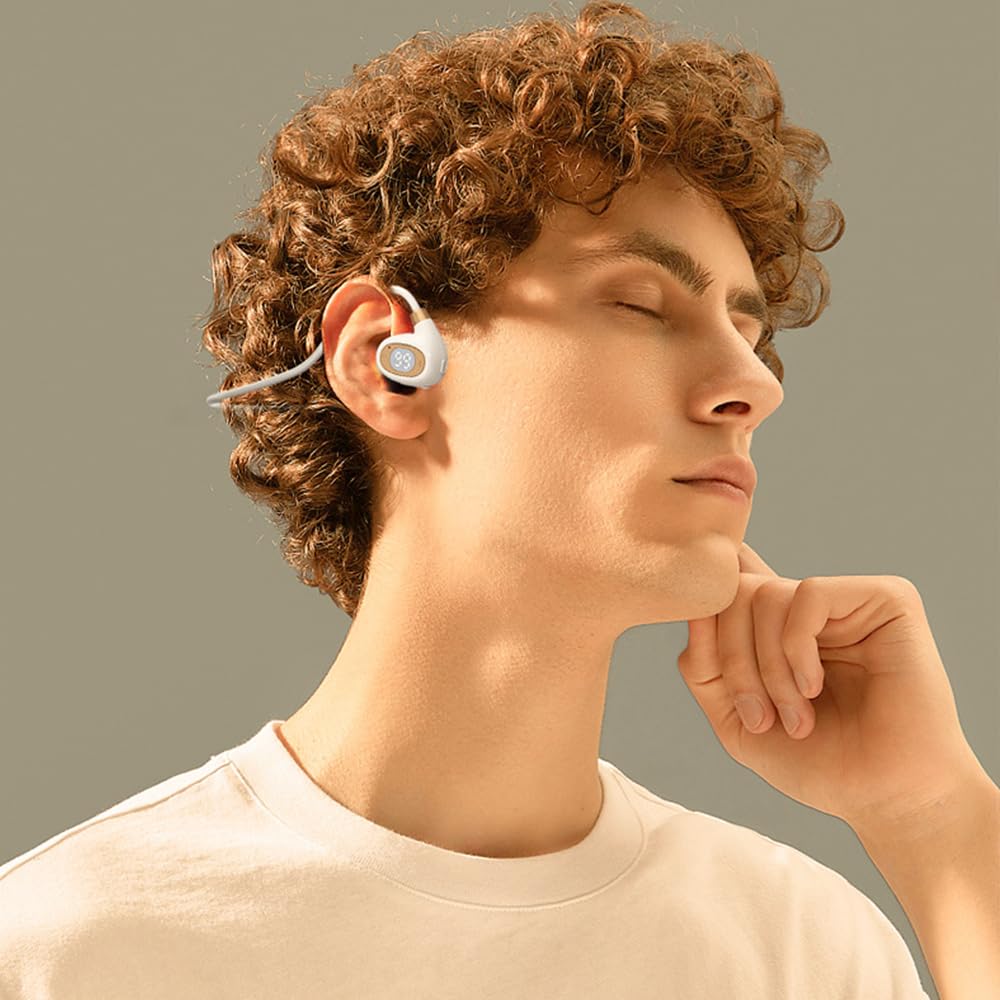 Auriculares Deportivos IHAO Azul Inalámbricos con Bluetooth y Micrófono Estéreo para Hombre