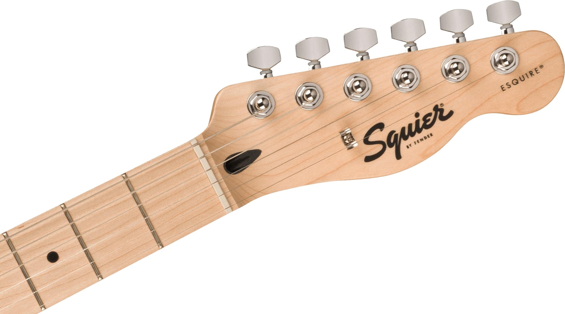 Squire Sonic Esquire Guitarra eléctrica, blanco ártico, diapasón de arce
