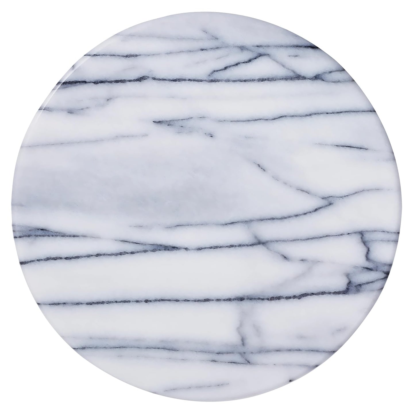 JEmarble Tocadiscos Lazy Susan de 10 pulgadas con Rodamiento de Aleación de Aluminio, Suave/Silencioso/Duradero (Blanco) (Calidad Premium)