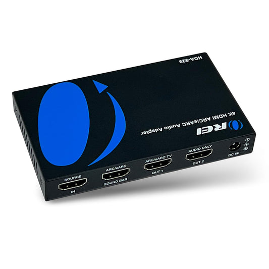 OREI eARC 4K 60Hz Extractor de audio, extraer Dolby Atmos Convert Barra de sonido 18G HDMI 2.0 ARC Soporte HDCP 2.2 Dolby Digital/DTS Passthrough CEC, HDR, Dolby Vision, HDR10 Soporte para Sonos Bose