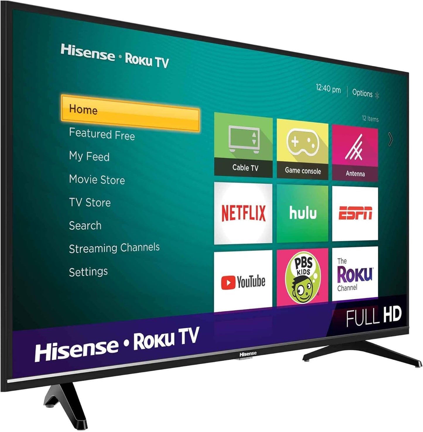 Hisense TV LED 40H4030F; 40 Pulgadas; Full HD; Smart TV; 3 HDMI; 2 USB