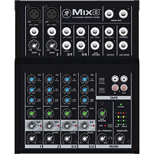 Mackie MIX8 Mezcladora 8 Canales