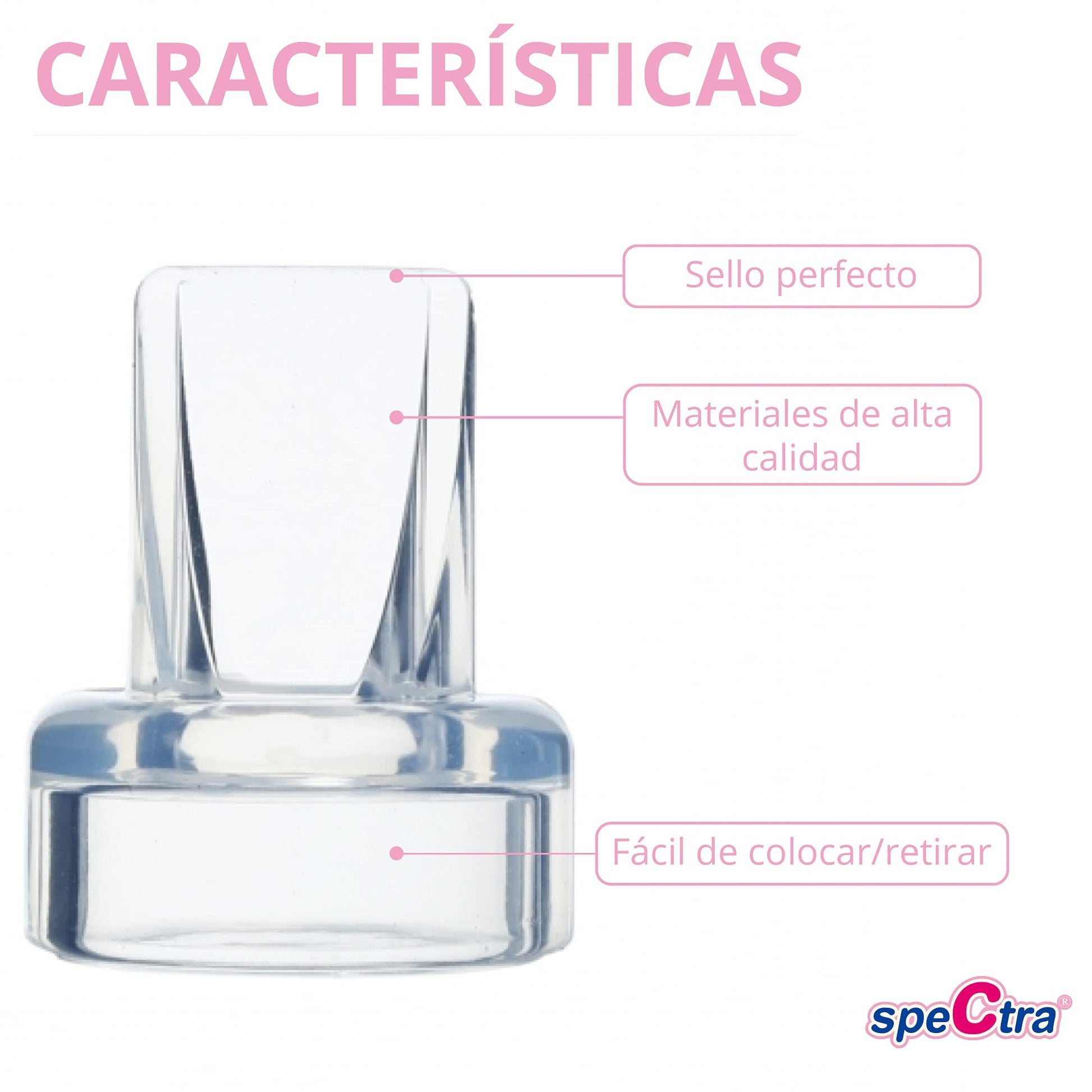 Válvulas de Silicón Spectra Transparente Repuestos para Copas Manos Libres