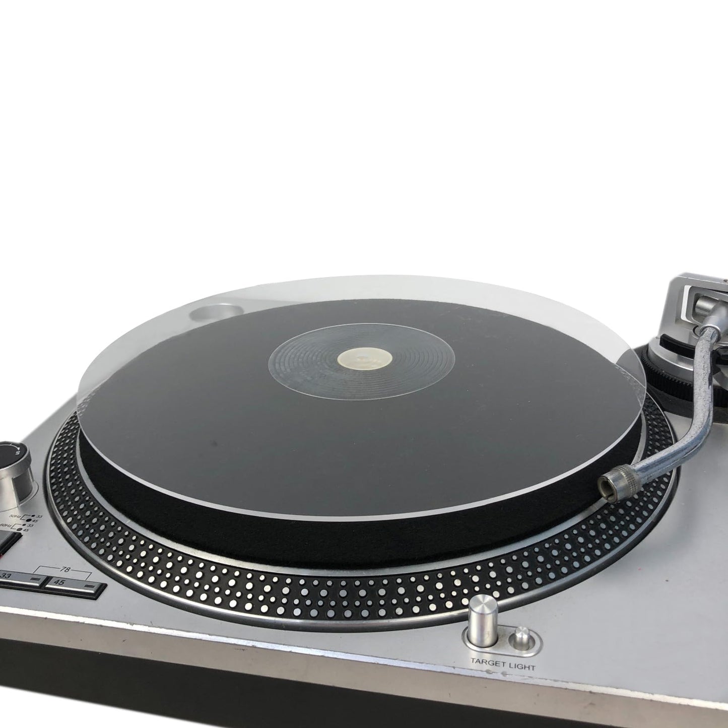Tapete Acrílico Transparente Antiestático Reductor de Ruido para Reproductores de Discos de Vinilo de 12 Pulgadas