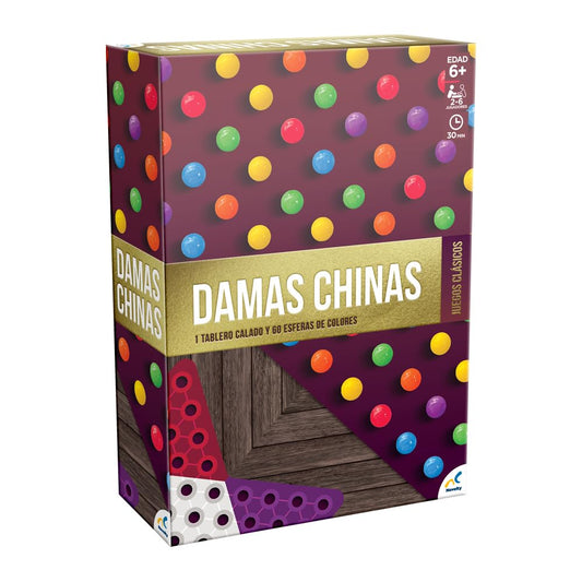 Juego de Mesa Damas Chinas Novelty Corp Foil Máxima Calidad Clásico y Tradicional