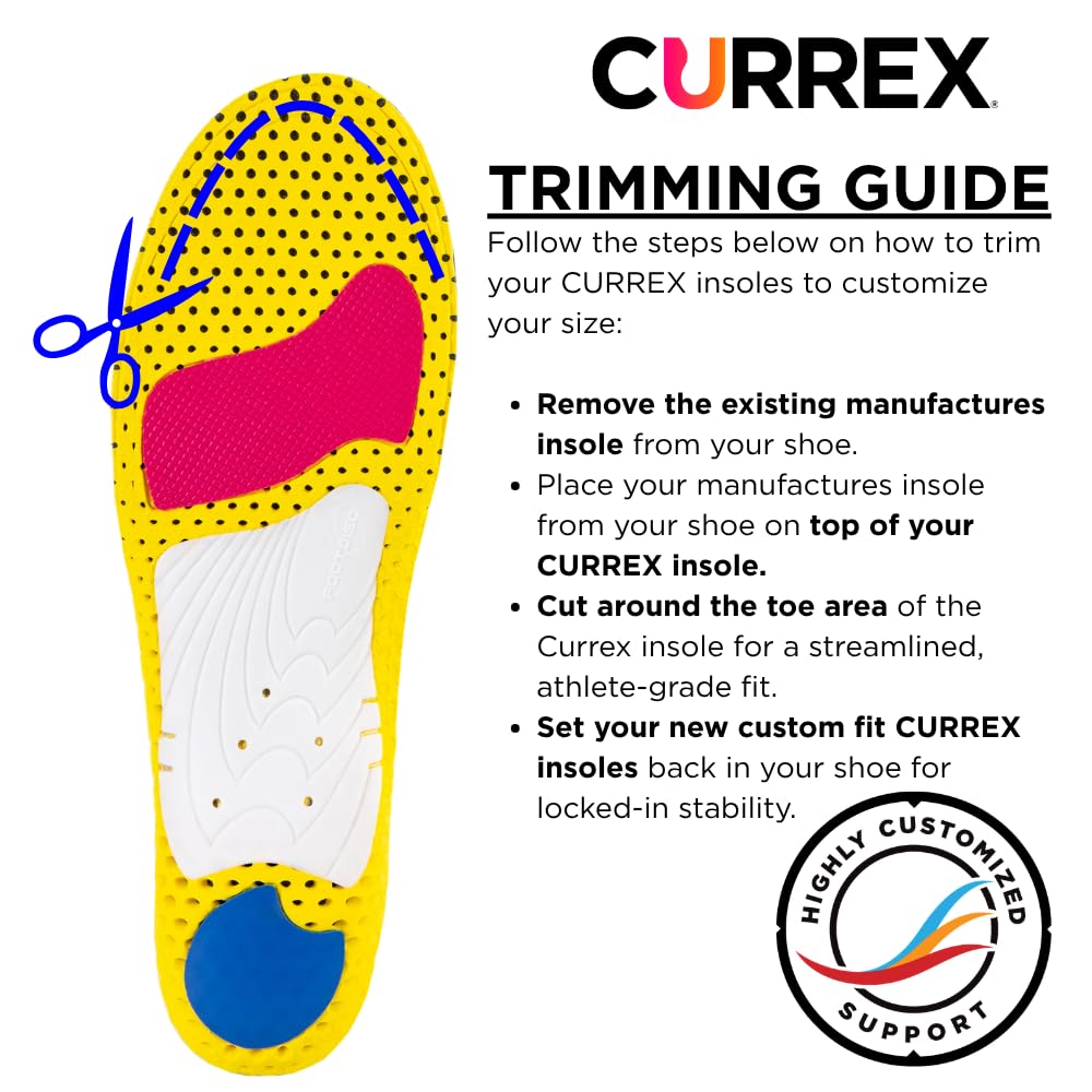 Plantilla CleatPRO CURREX Comodidad y Súper Agarre para Hombres, Mujeres y Jóvenes