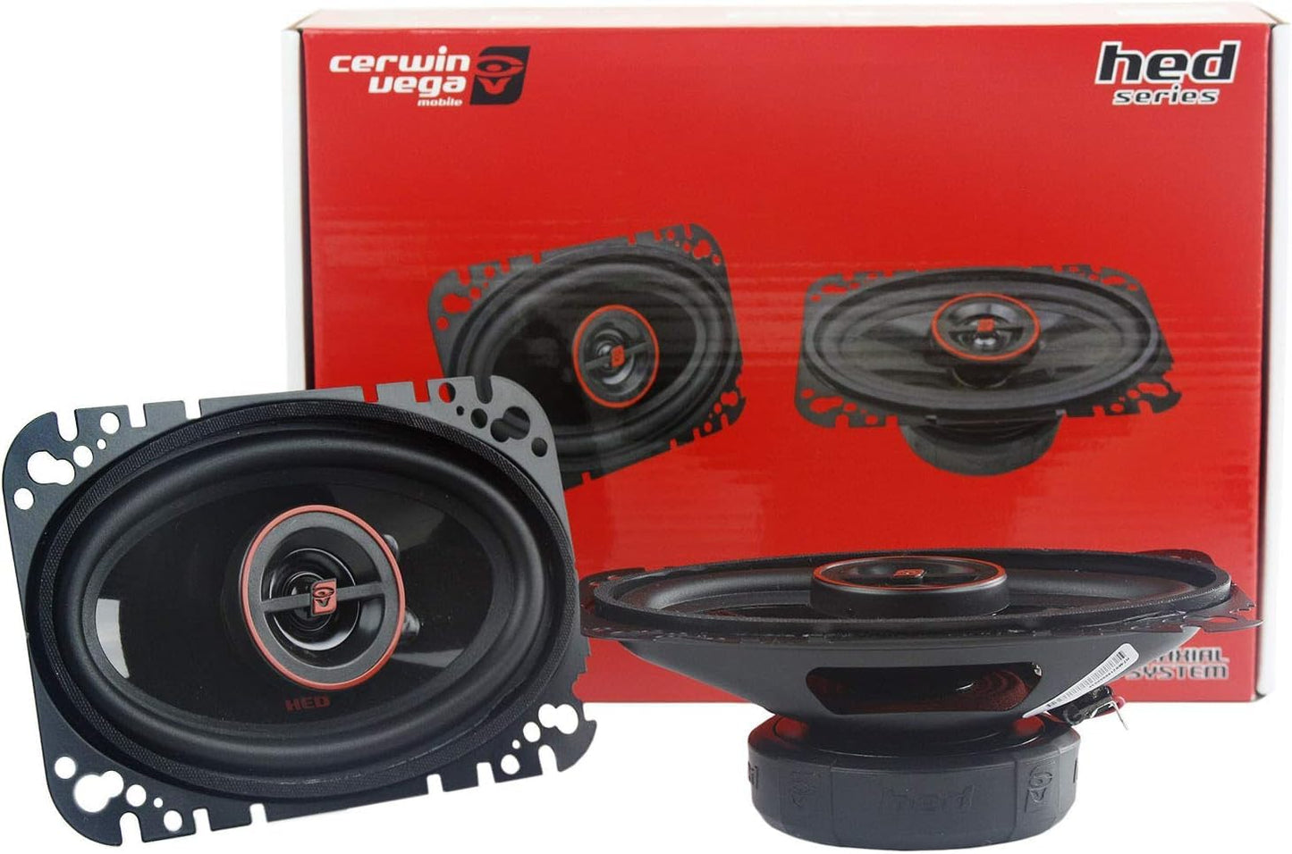 CERWIN-Vega Mobile H746 HED(R) Series 2-Way Coaxial Speakers (4" x 6", 275 Watts MAX)