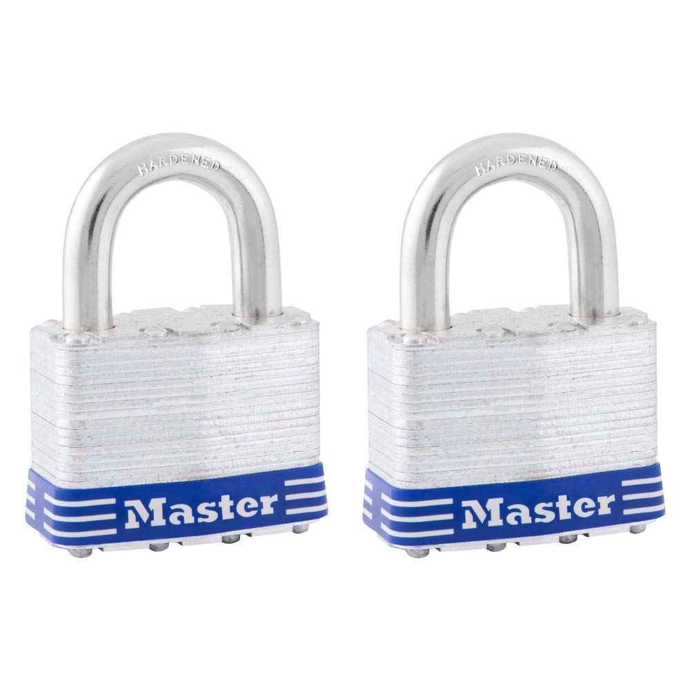 Juego de Candados Laminados Master Lock Ancho 51 mm 2 Piezas