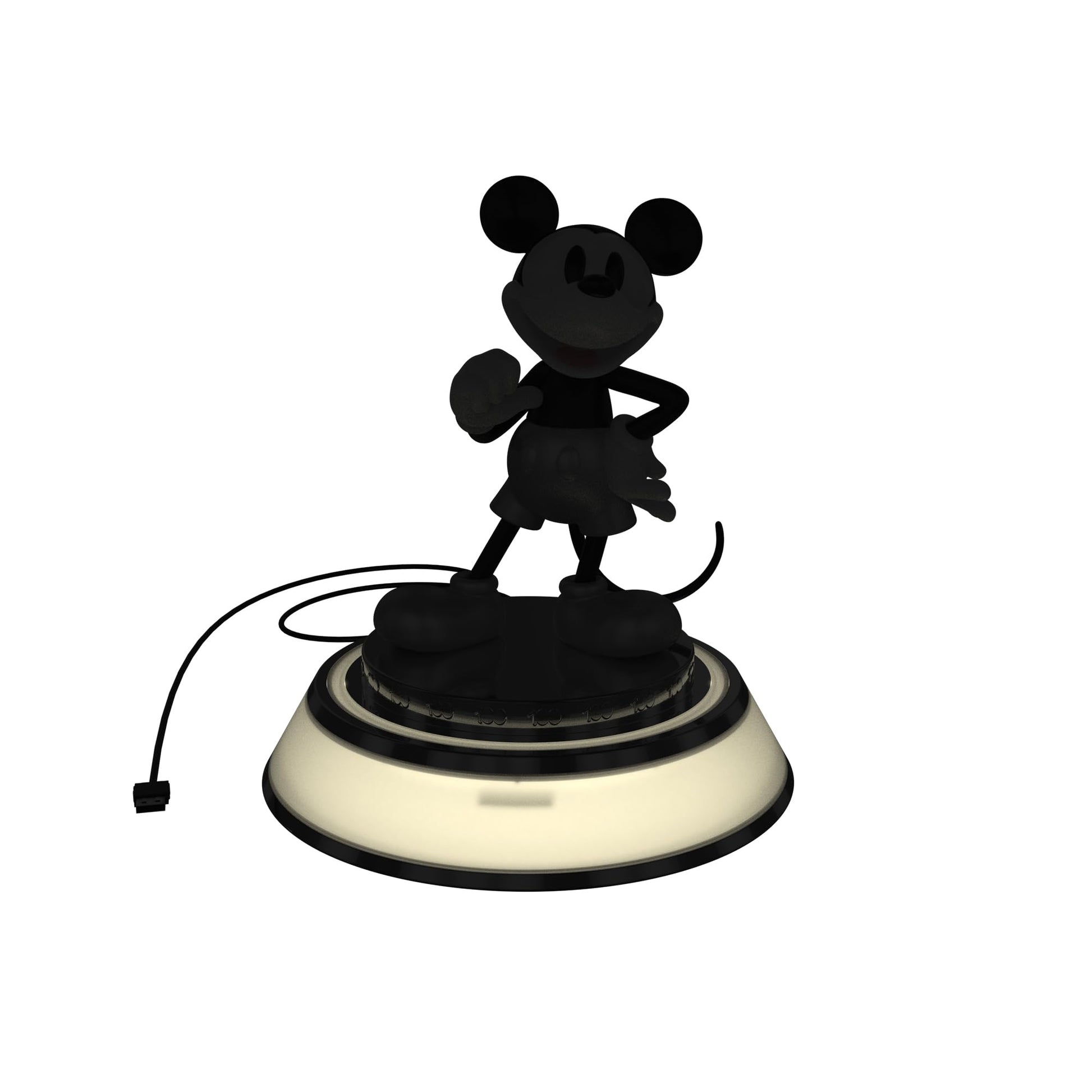 Disney 100 Mickey Mouse - Lámpara LED con tres niveles de intensidad decoración la magia de Disney 100 en tu hogar luz de noche figura 3D