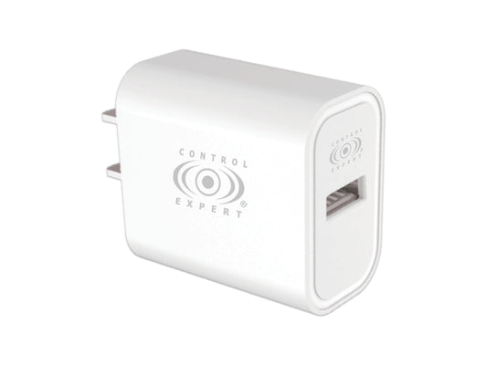 CONTROL EXPERT Cargador Universal USB Carga Rápida 5V 2.1A (Blanco)