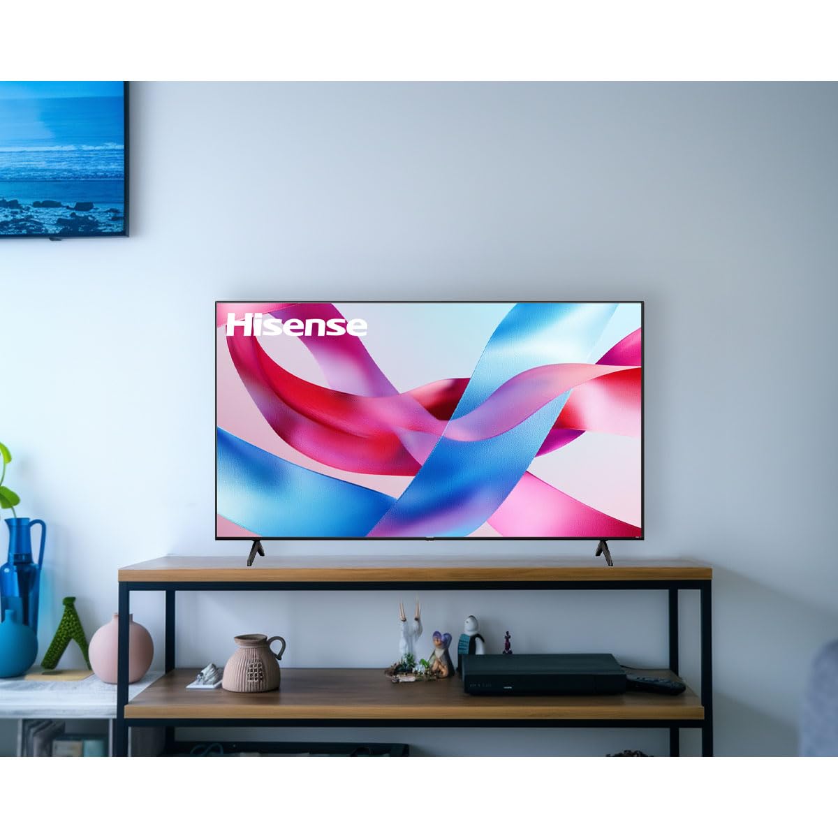 Hisense Smat TV de 85" Pulgadas, Clase 4K Ultra HD LED LCD Roku Smart TV HDR R6 Serie - 85R6E4 (Reacondicionado)