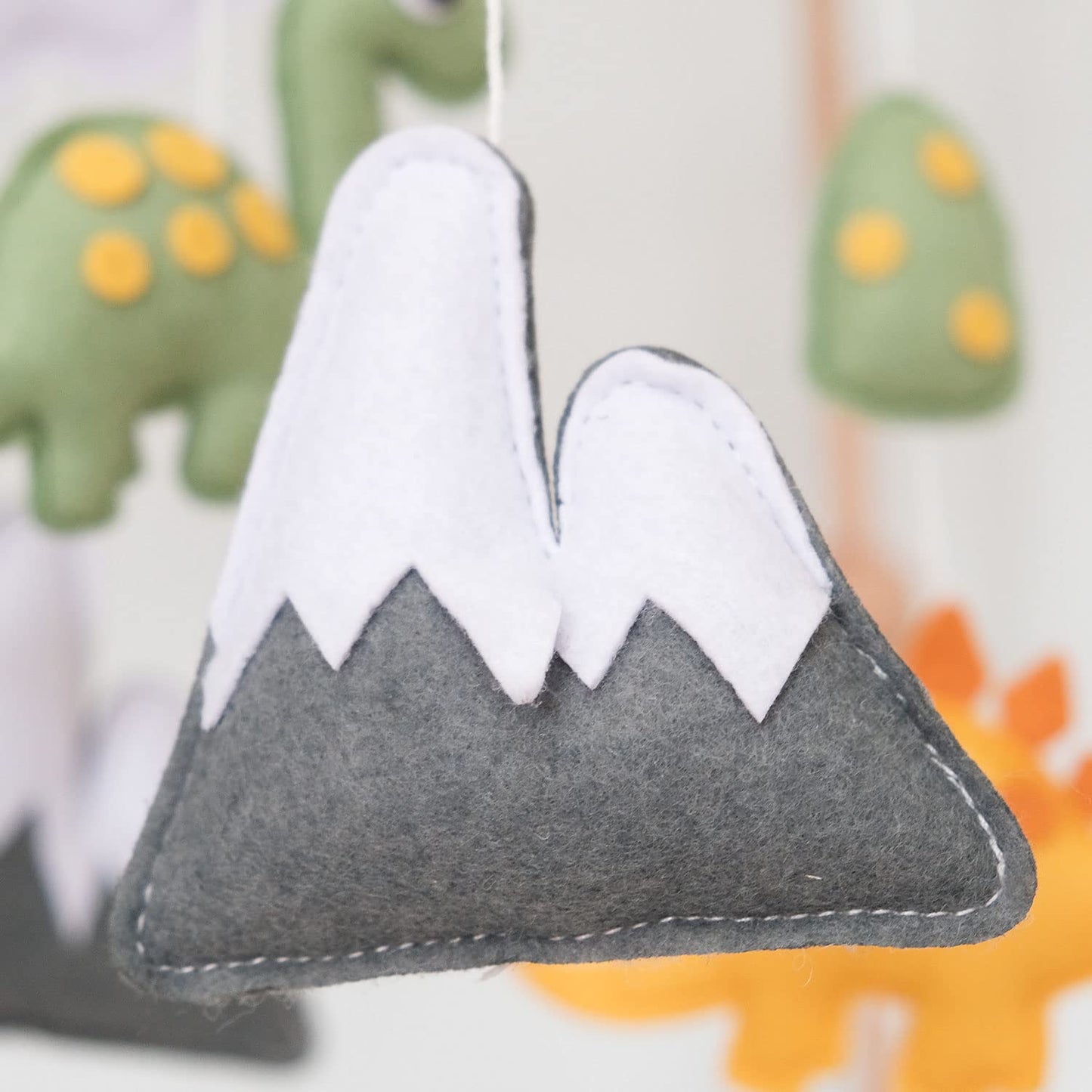 Móvil de Cuna de Dinosaurio Vlokup, Móvil de Cuna Dino, Decoración Neutral de Móvil para Guarda-Play, para Bebé Niño y Niña