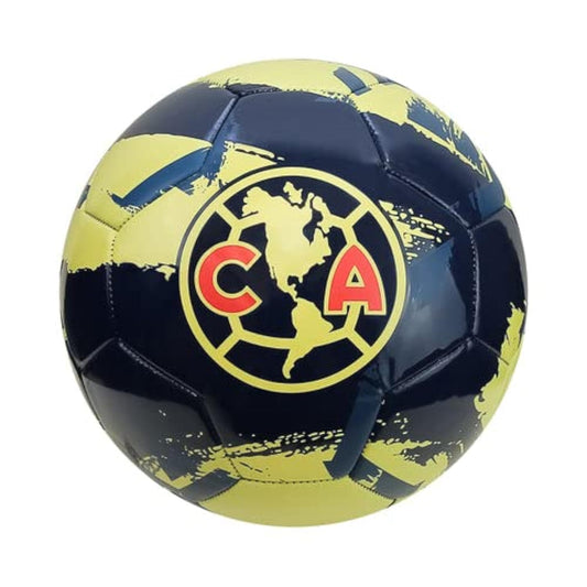 Icon Sports - Balón de fútbol con Licencia Oficial de World Cluams Regulation Junior Talla 3 | Club America, Cepillo para Polvo Azul Marino (CA93BL-N3)