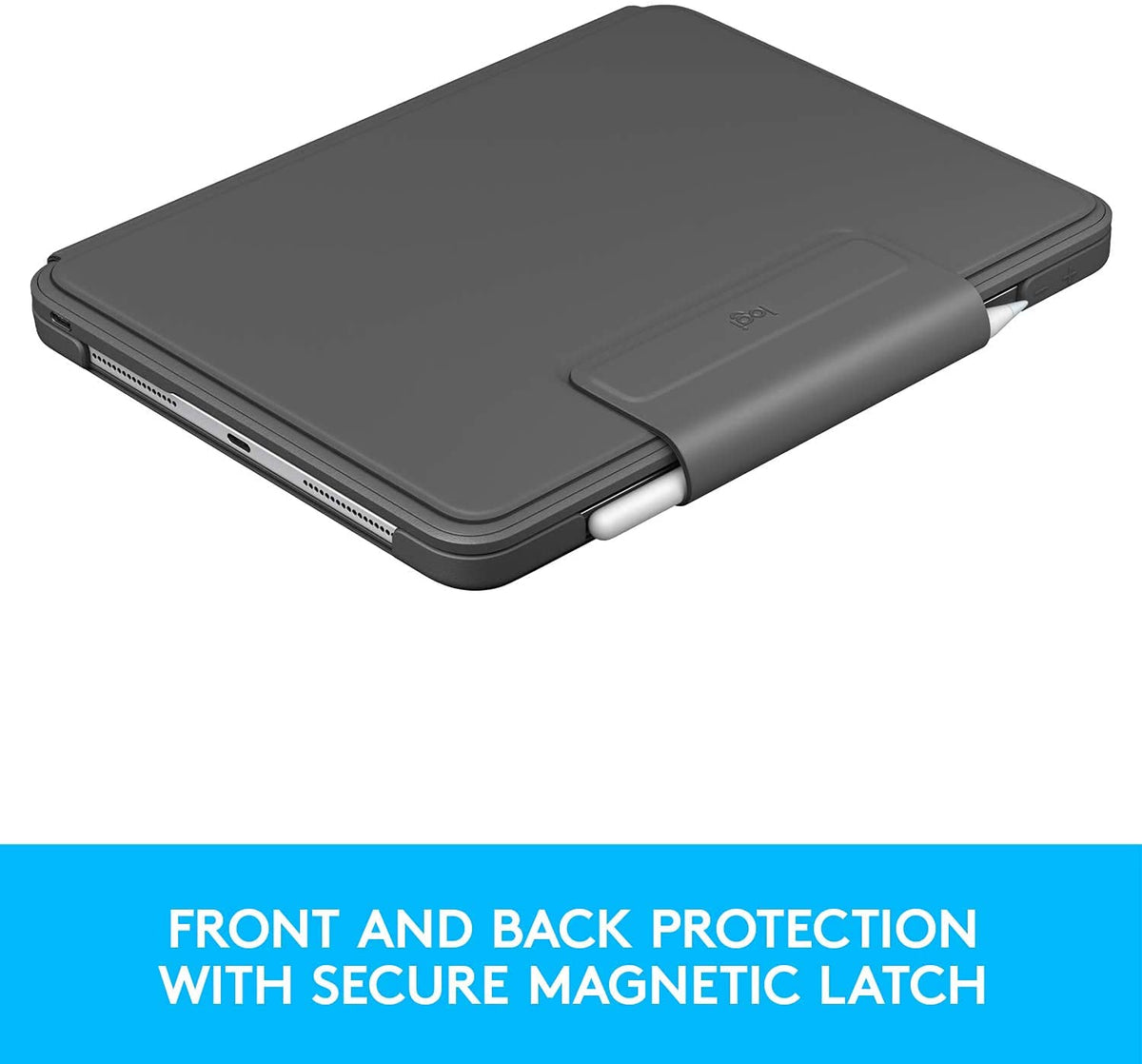 Funda con Teclado Bluetooth Retroiluminada Logitech Slim Folio PRO Grafito para iPad Pro de 11" Renovado