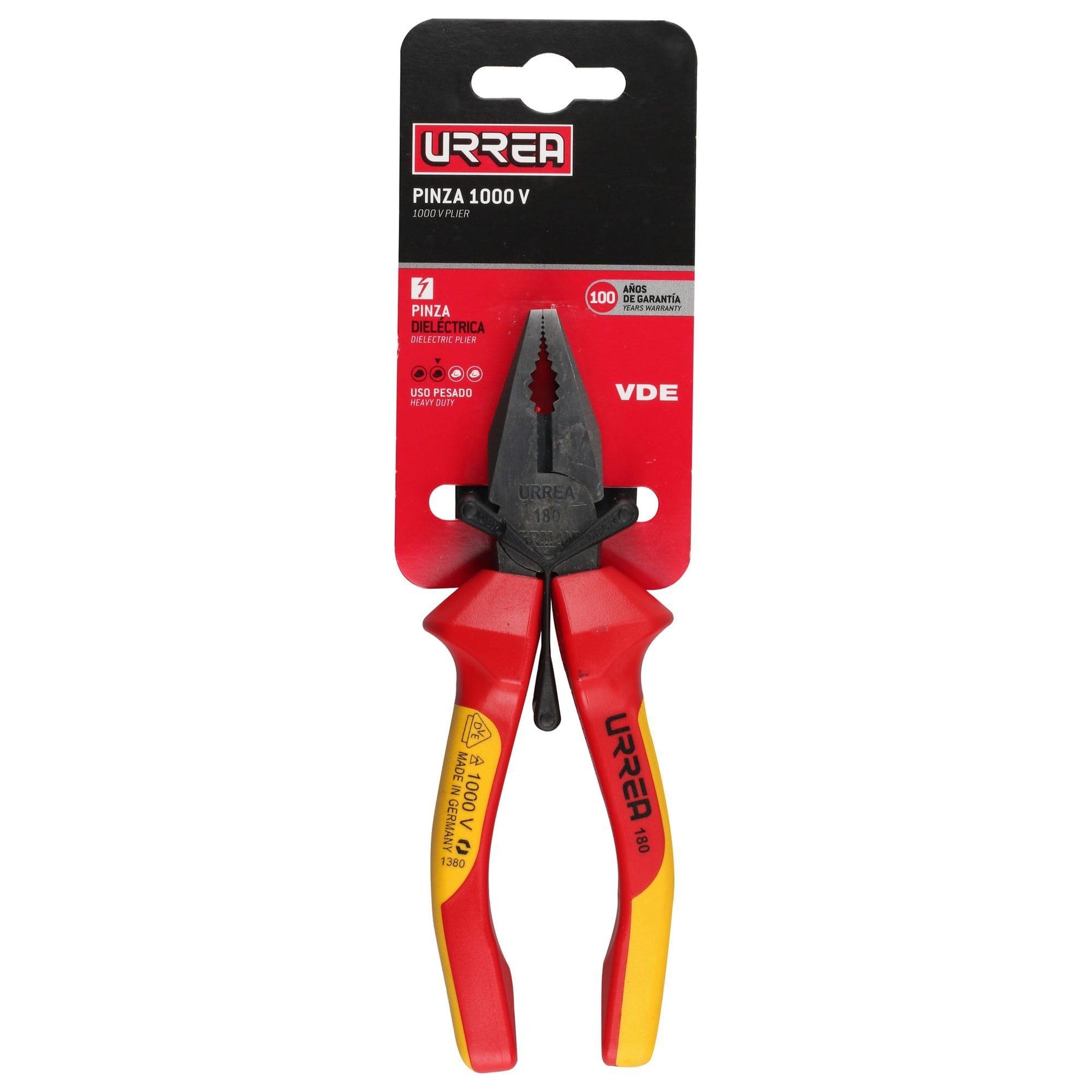 Urrea 180 Pinza de 1000 V de 6-5/16" universal