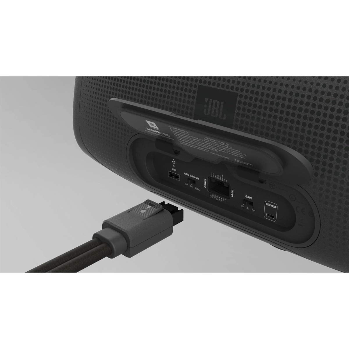 JBL BassPro Go - Subwoofer Alimentado en el vehículo y Altavoz Bluetooth portátil de Rango Completo, Negro