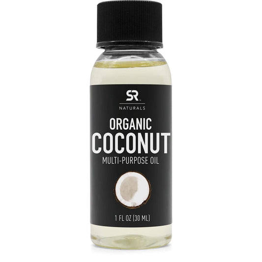 Organic Fractionated Coconut Oil for Skin, Hair, and DIY - 100% Pure and Certified Organic - Non-GMO - (30ml)