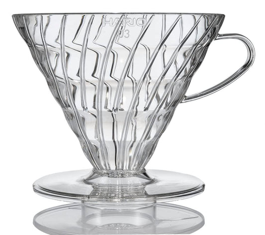 Hario V60 - Goteador de café de plástico, tamaño 03, transparente