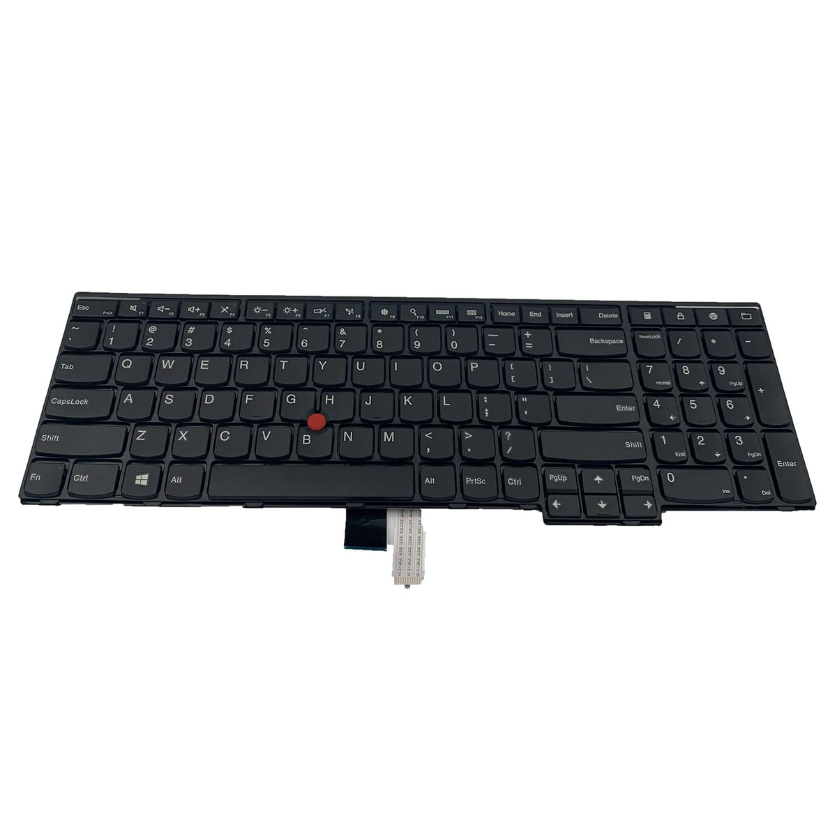 Repuesto Portátil Tiugochr Lenovo ThinkPad Negro con Teclado de Señalización