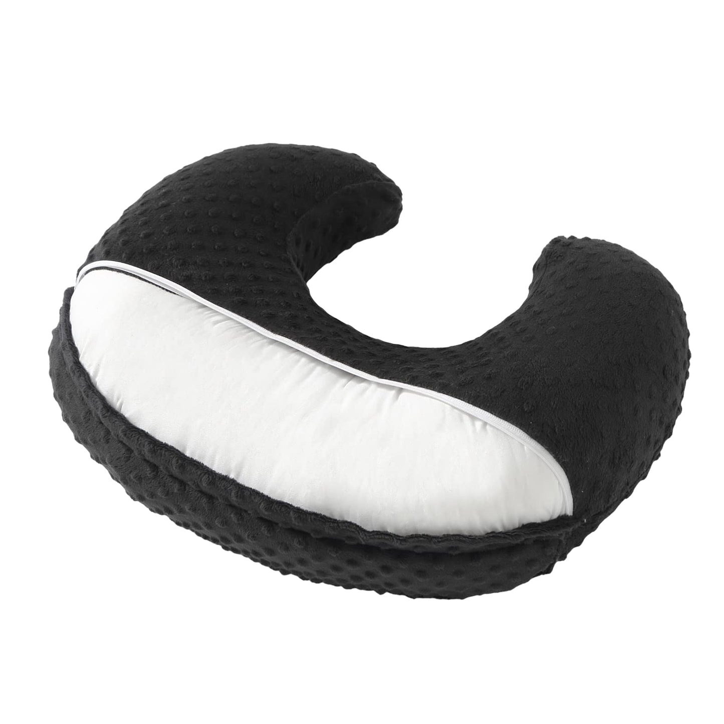 Funda de almohada Aullar para almohada de lactancia y posicionador para lactancia y alimentación con biberón, apoyo para bebé, tiempo boca abajo, apoyo para sentarse bebé, apoyo durante el tiempo de