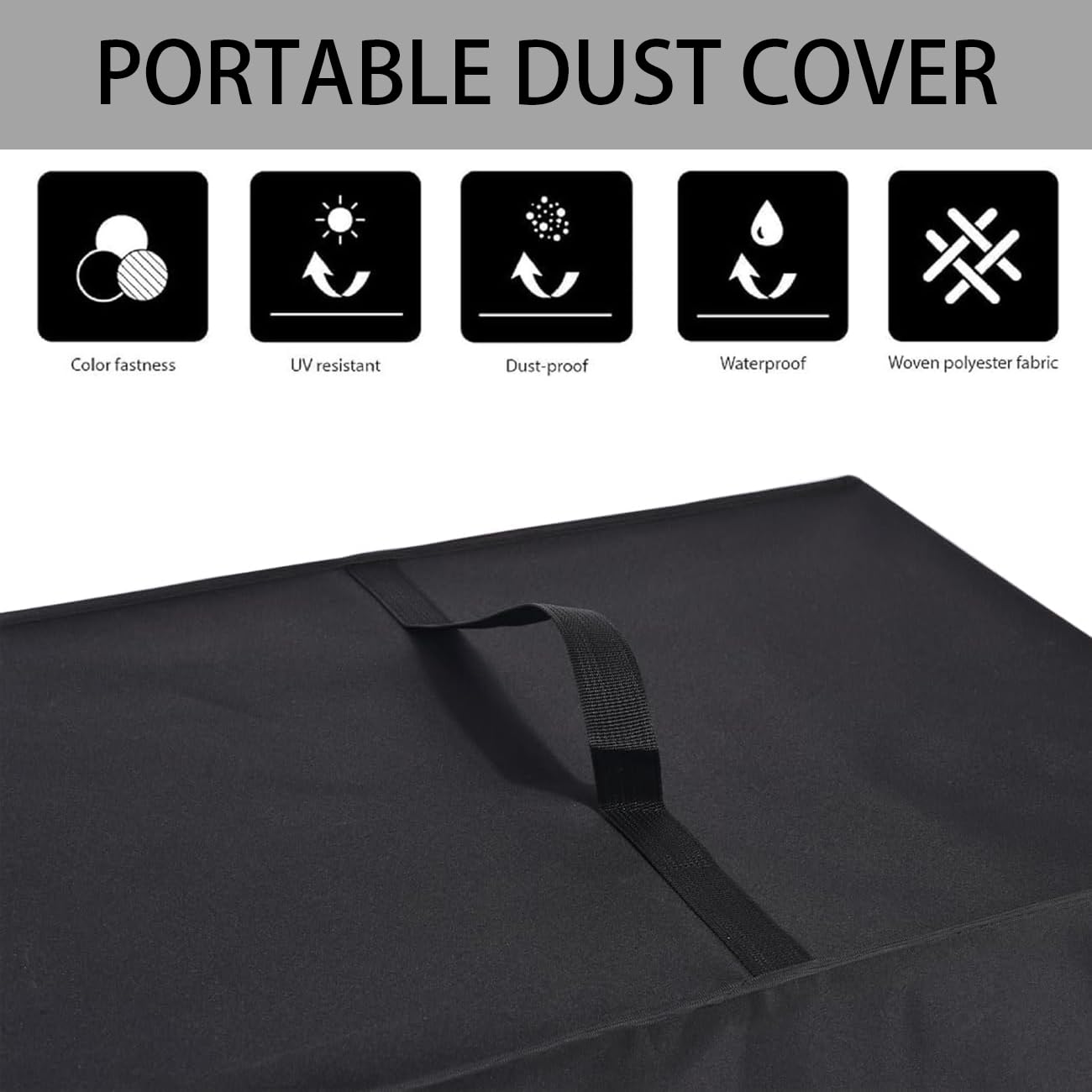 CouldyCasi Funda para Horno Funda de Nylon Resistente al Calor y al Agua Compatible con Ninja DCT451/ DCT402BK/ DCT401 Smart Double Oven (Negro)