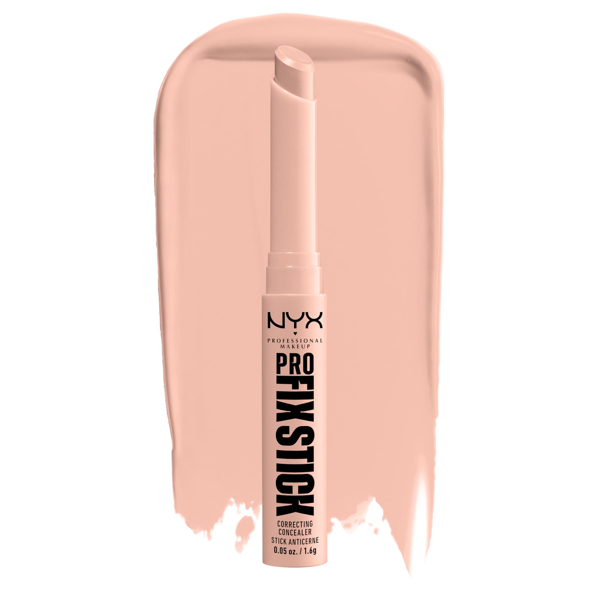 NYX Professional Makeup, Pro Fix Stick, Corrector en Barra, Tono Rosa