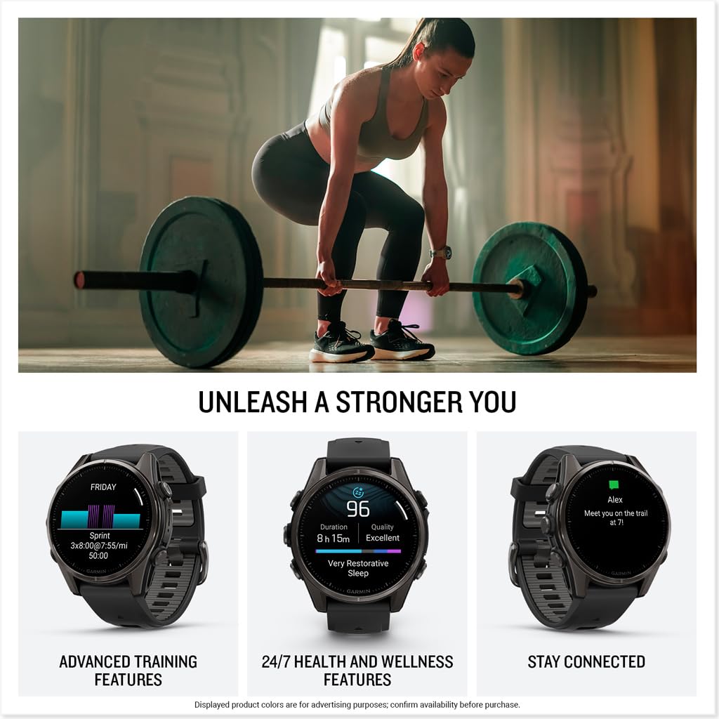 Reloj Garmin Fenix 8 Zafiro Amoled Pebble Gray 43 mm
