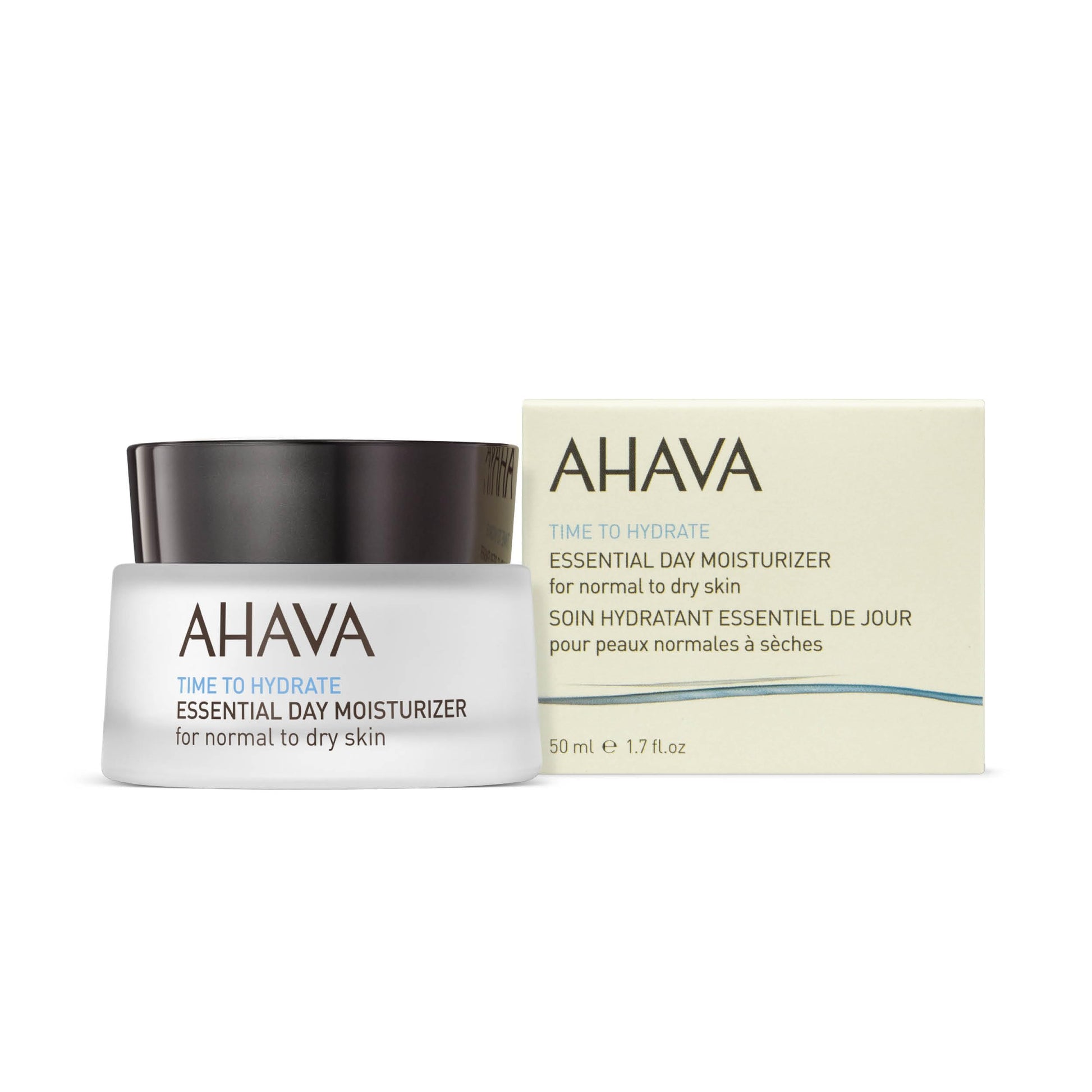Crema Hidratante AHAVA con Minerales del Mar Muerto - Protección Diaria Esencial.