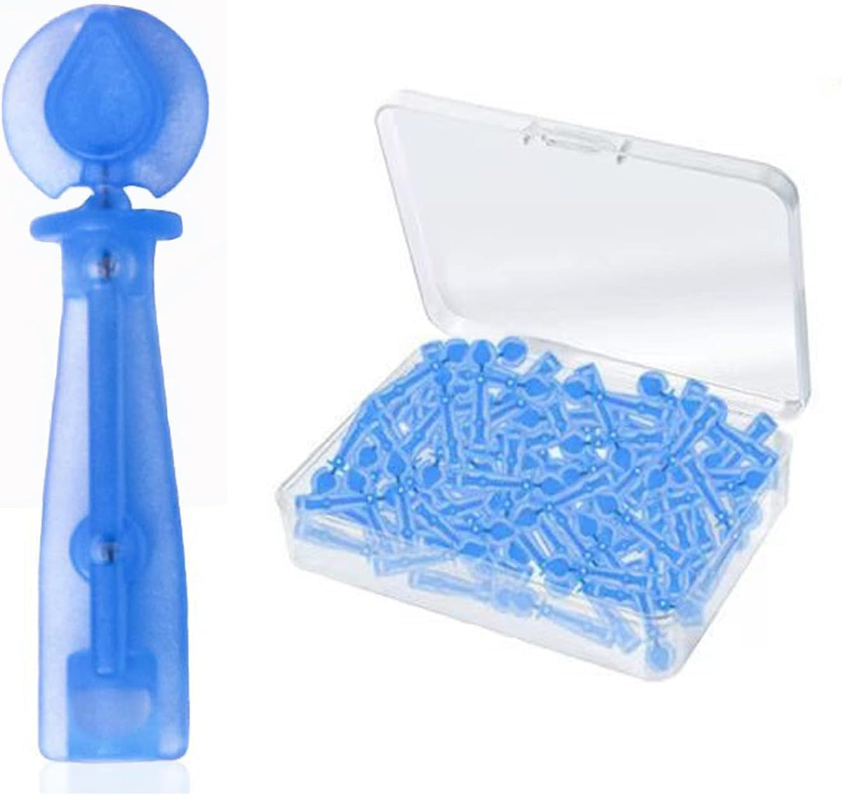 Herramientas desechables profesionales para eliminar manchas negras y manchas para acné, espinillas, eliminación de comedones, juego de popper para salón y uso doméstico, 100 unidades