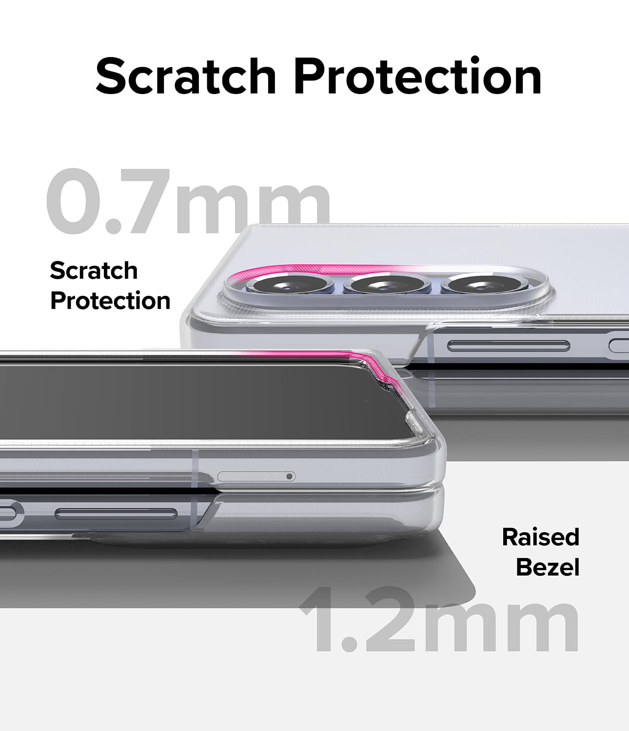 Funda Slim Ringke Mate Transparente Anti Huella para Samsung Galaxy Z Fold 5 5G