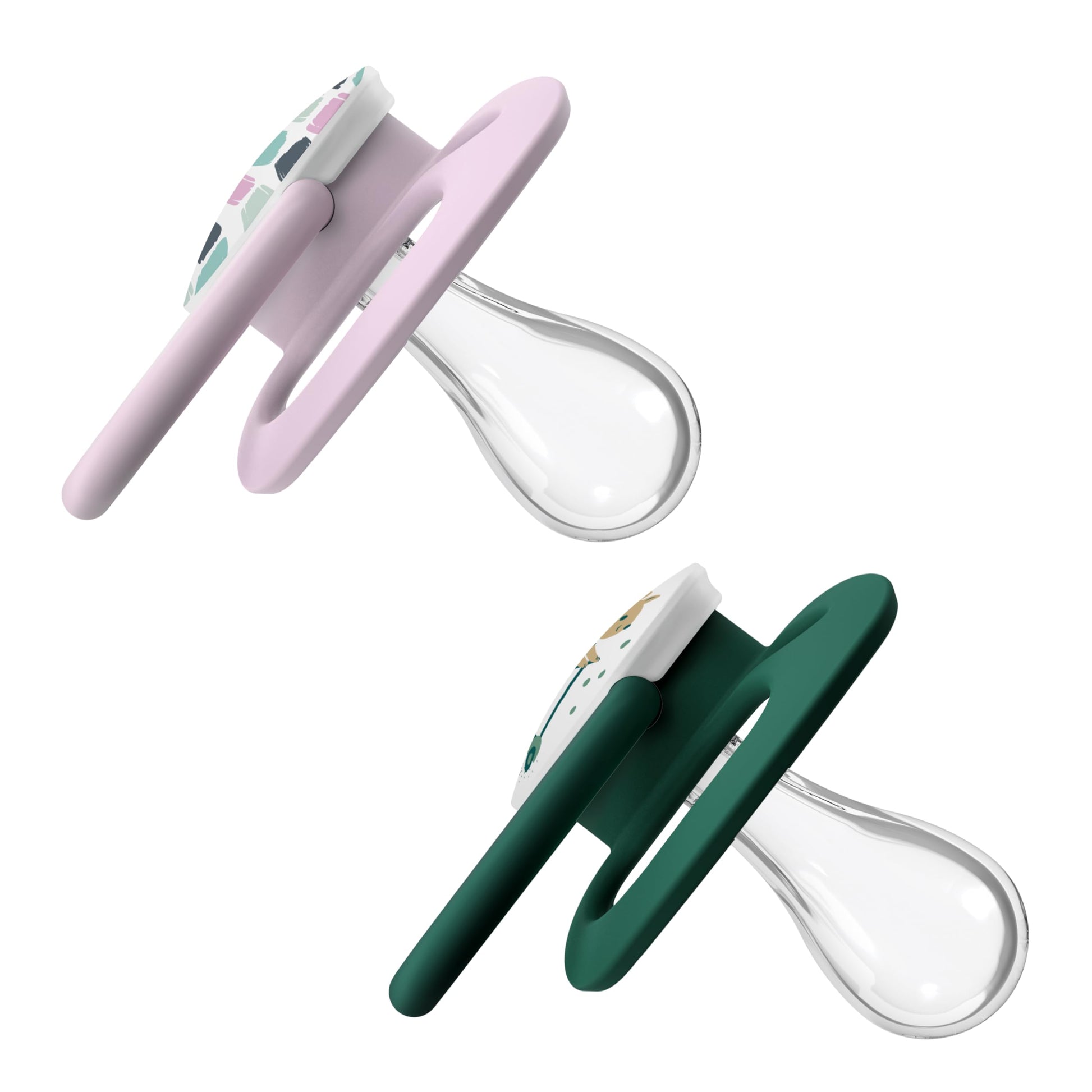 Chupete Dr. Brown's Advantage Bebé Simétrico Silicona Suave Sin BPA 6-18 m Ardilla Paquete de 2