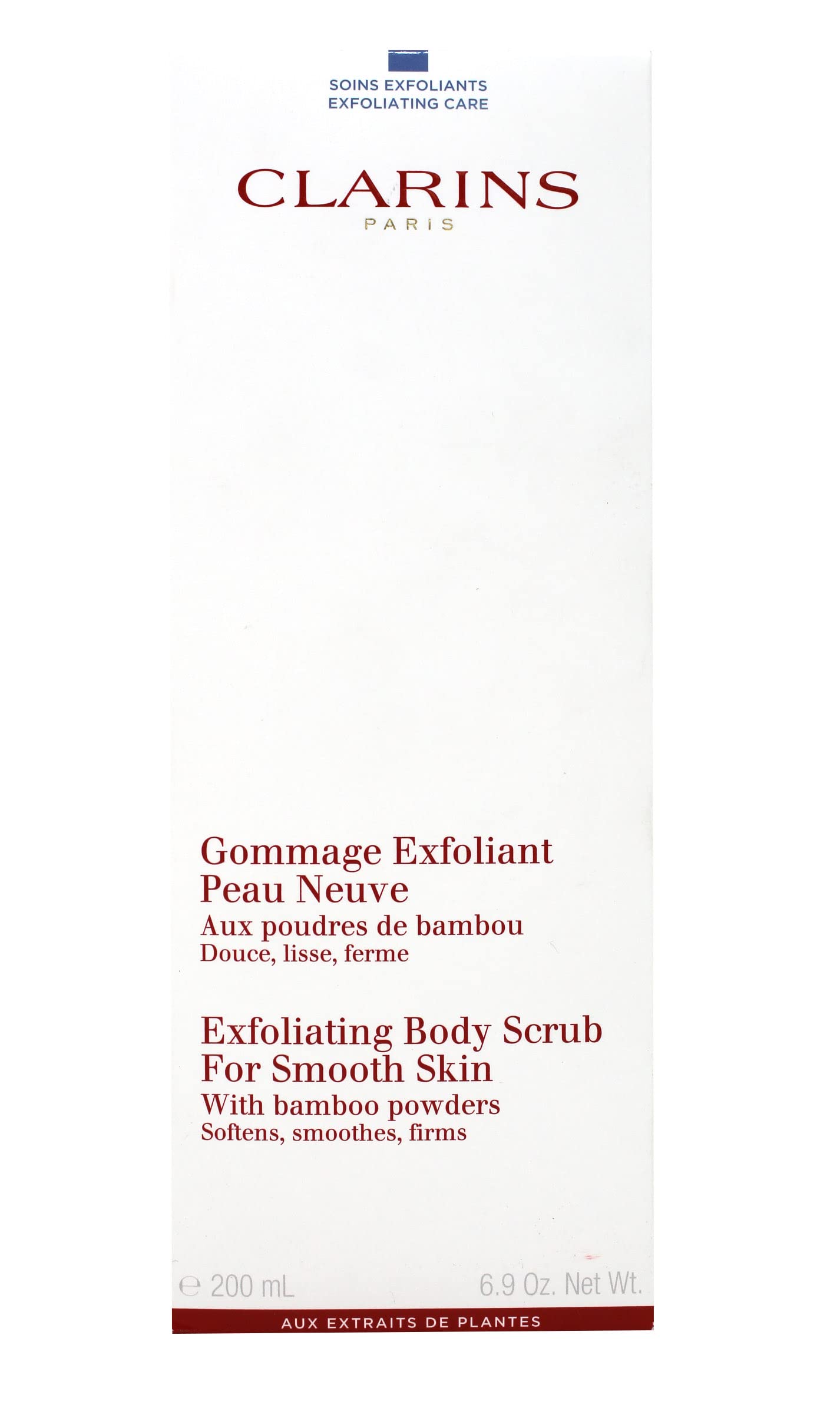 Clarins 200ml Exfoliating Body Scrub for Smooth Skin (with bamboo powders, softens, smoothes and firms)