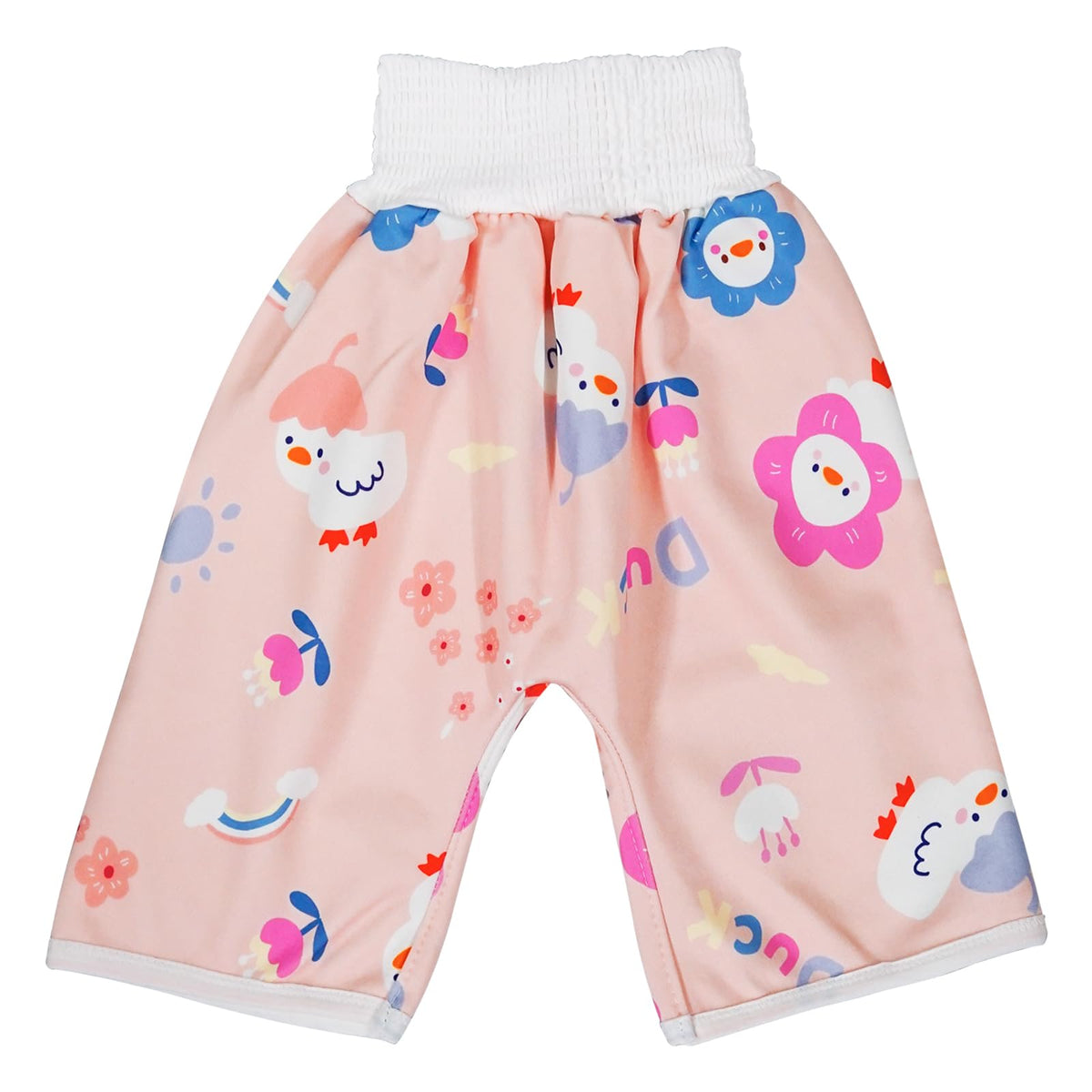 CUXFLS - Pantalones de pañales impermeables para bebés y niños, pantalones absorbentes de entrenamiento para ir al baño para niños y niñas, Chick, Medium