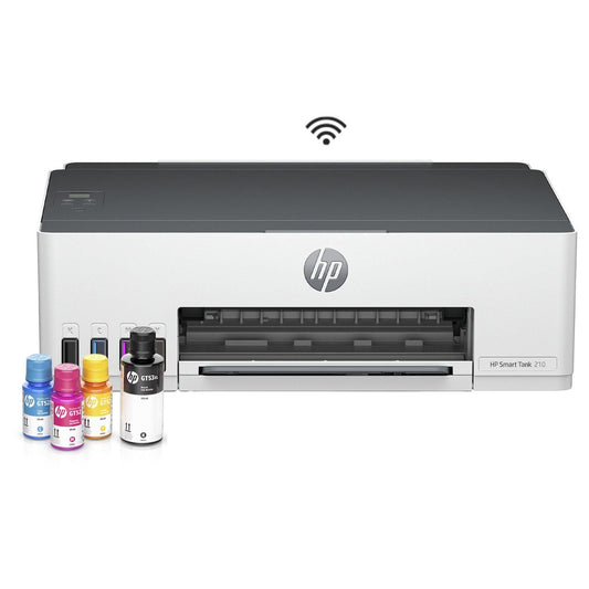 HP Impresora Smart Tank 210, Tinta Continua, Color, Wi-Fi,USB, Bluetooth, Dúplex (Doble Cara) Manual, Impresión Smart App, hasta 2 años de Garantía* (3D4L3A)