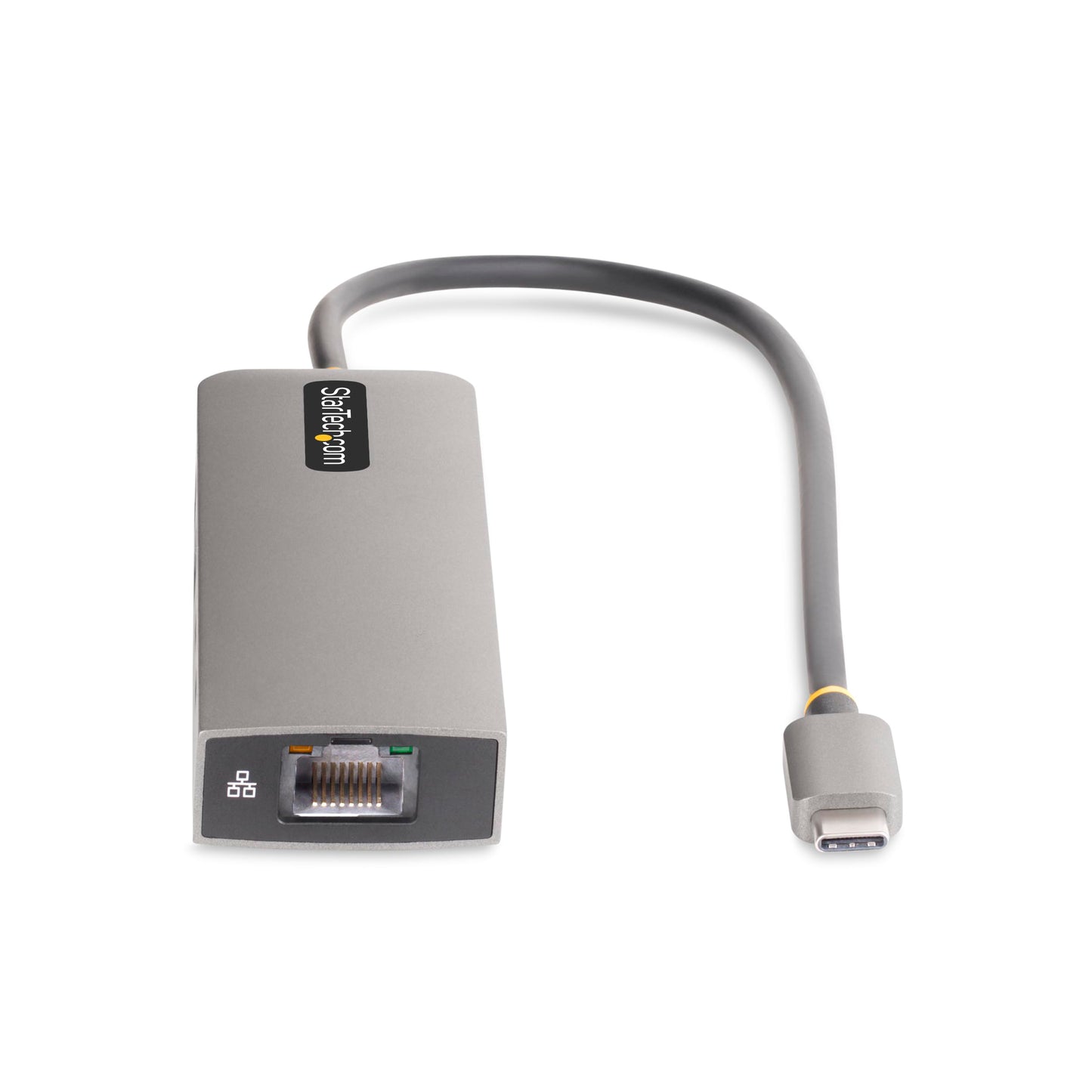 Concentrador USB-C StarTech.com Negro con Ethernet 2,5 Gbps y Puerto PD 100W