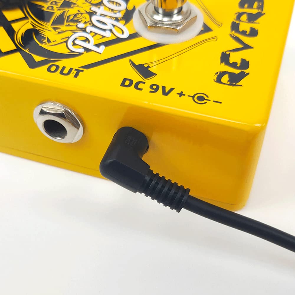 Godtone - Paquete de 4 cables CC para pedal de efecto de guitarra, 5,5 mm x 2,1 mm, cable de alimentación macho a macho (4 cables de alimentación)