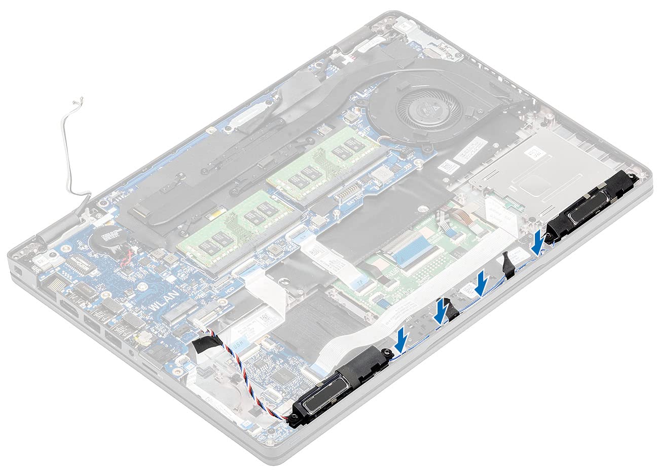 Altavoz de Laptop para DELL Latitude 5400 5401 5410 5411/5400 Chromebook Enterprise 00DHFT 0DHFT PK23000YJ00 Nuevo