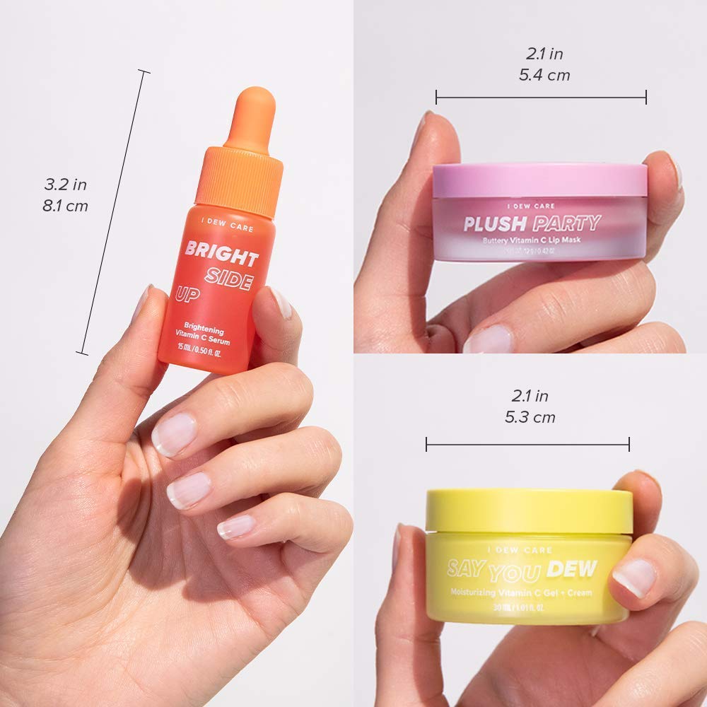 I DEW CARE Vitamina To-Glow Pack Cuidado de la piel | Kit de inicio para el cuidado de la piel | Cuidado de la piel coreano, vegano, libre de crueldad, sin parabenos | Regalos de cumpleaños para amigas femeninas